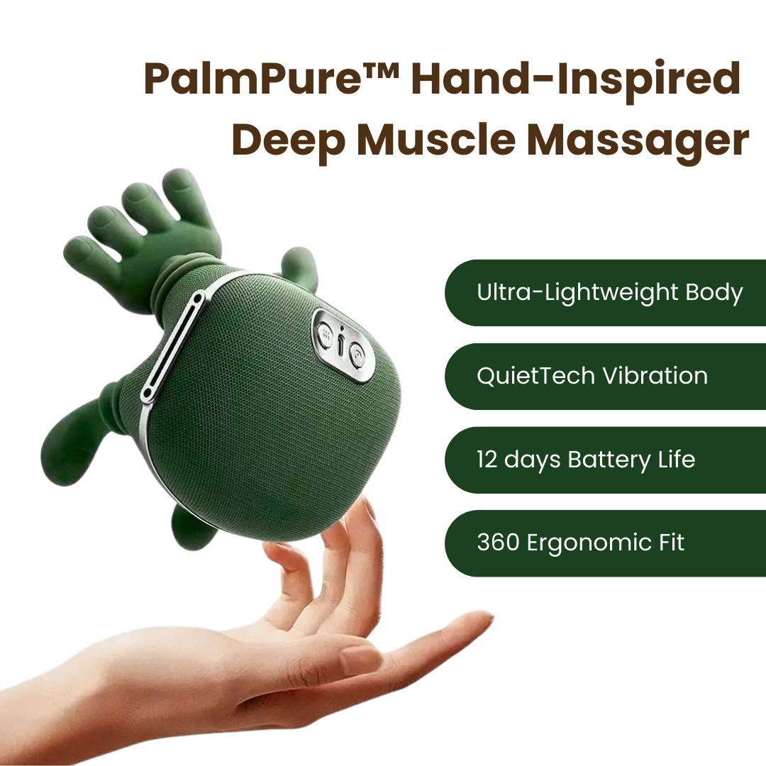 PalmPure™ Hand-Inspired Deep Muscle Massager