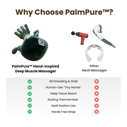 PalmPure™ Hand-Inspired Deep Muscle Massager