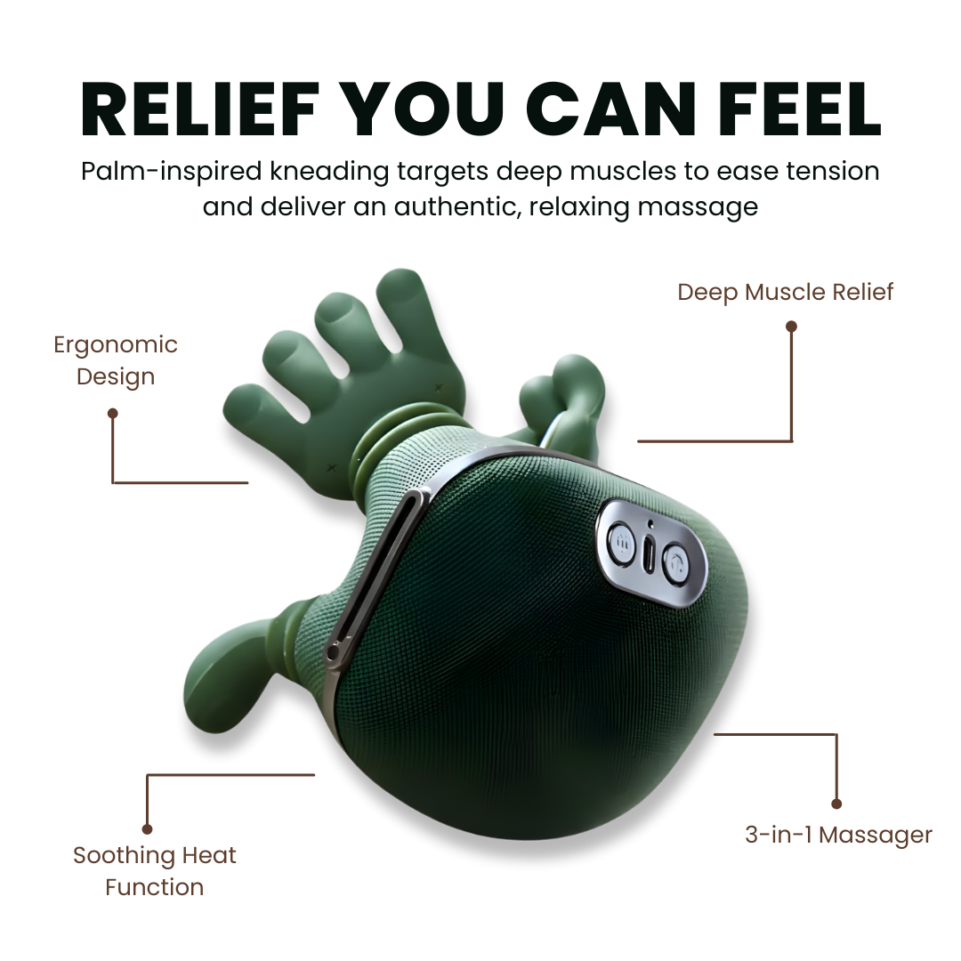 PalmPure™ Hand-Inspired Deep Muscle Massager